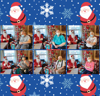 collage of resident photos from madison nursing and rehab